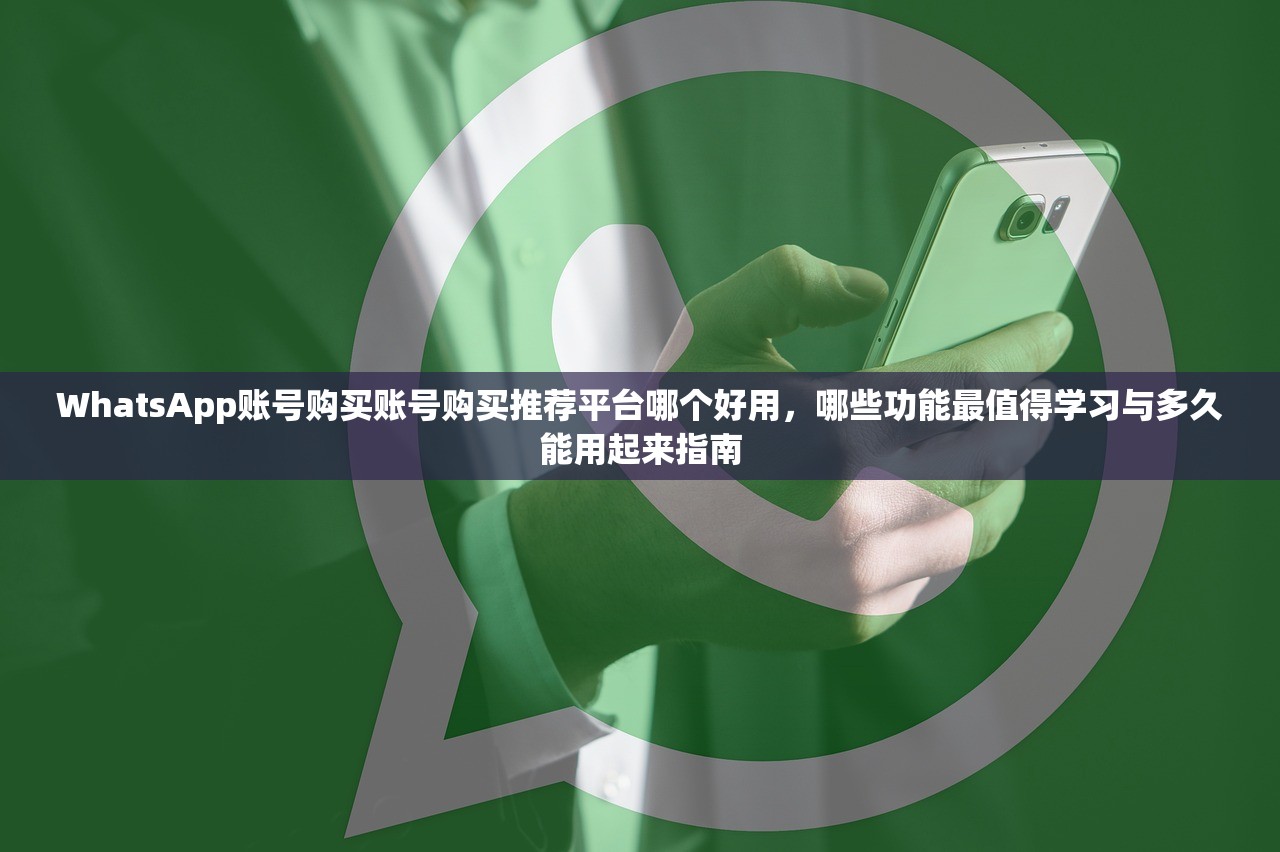 WhatsApp账号购买账号购买推荐平台哪个好用,哪些功能最值得学习与多久能用起来指南
