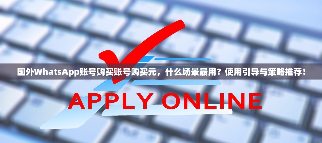 国外WhatsApp账号购买账号购买元，什么场景最用？使用引导与策略推荐！