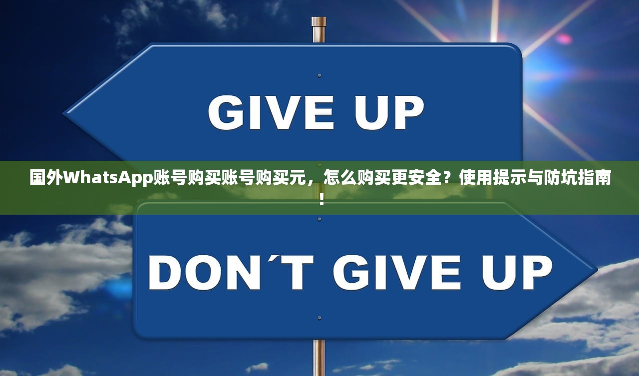 国外WhatsApp账号购买账号购买元，怎么购买更安全？使用提示与防坑指南！
