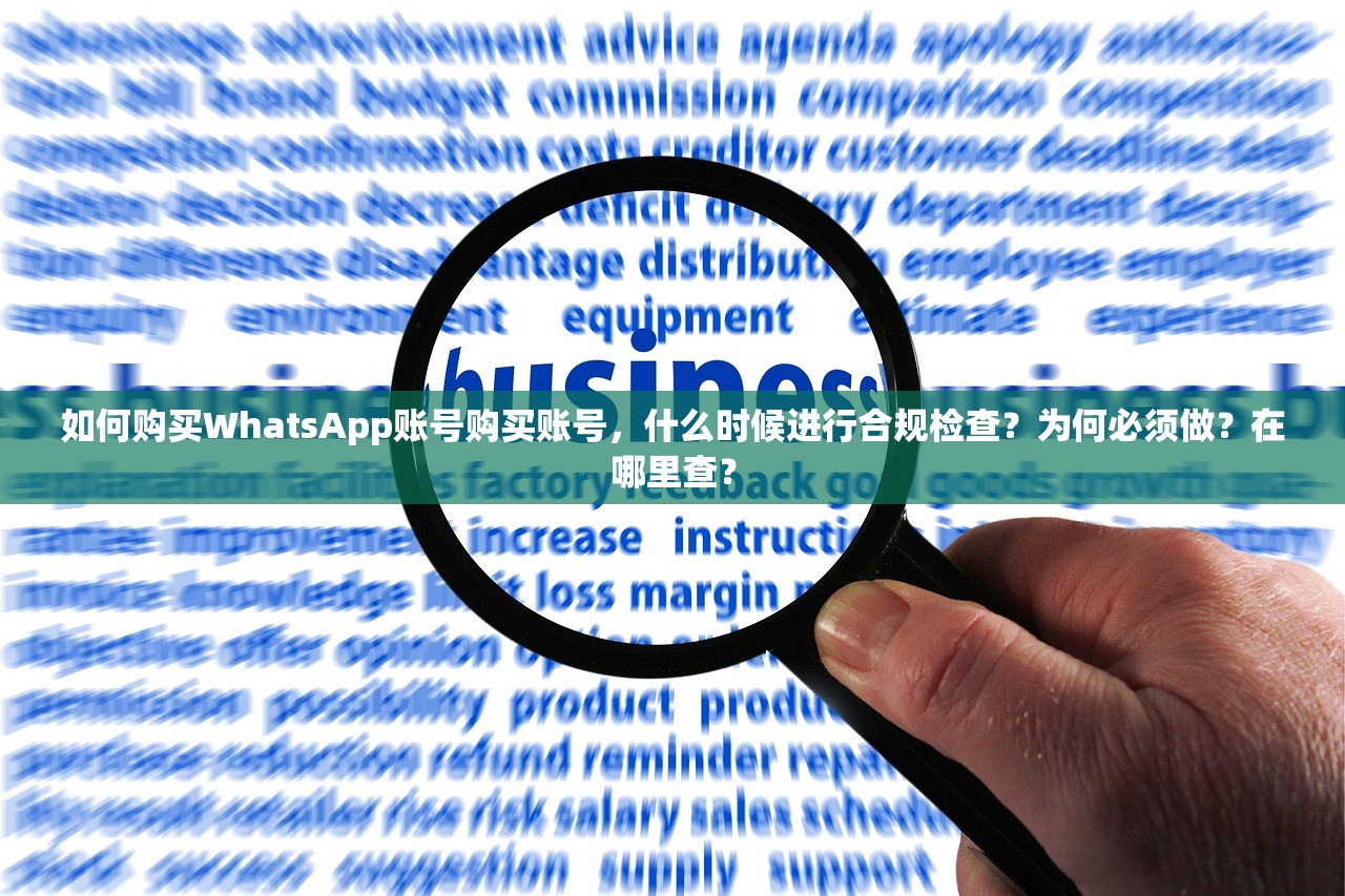 如何购买WhatsApp账号购买账号，什么时候进行合规检查？为何必须做？在哪里查？