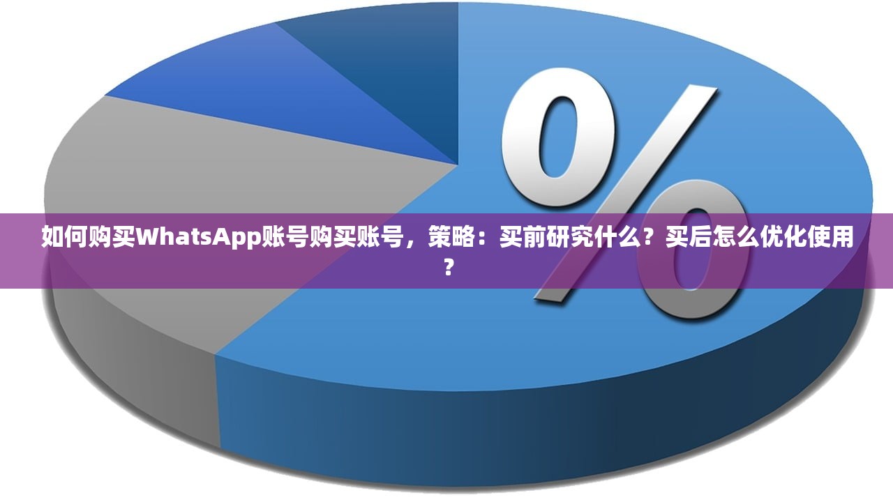 如何购买WhatsApp账号购买账号，策略：买前研究什么？买后怎么优化使用？