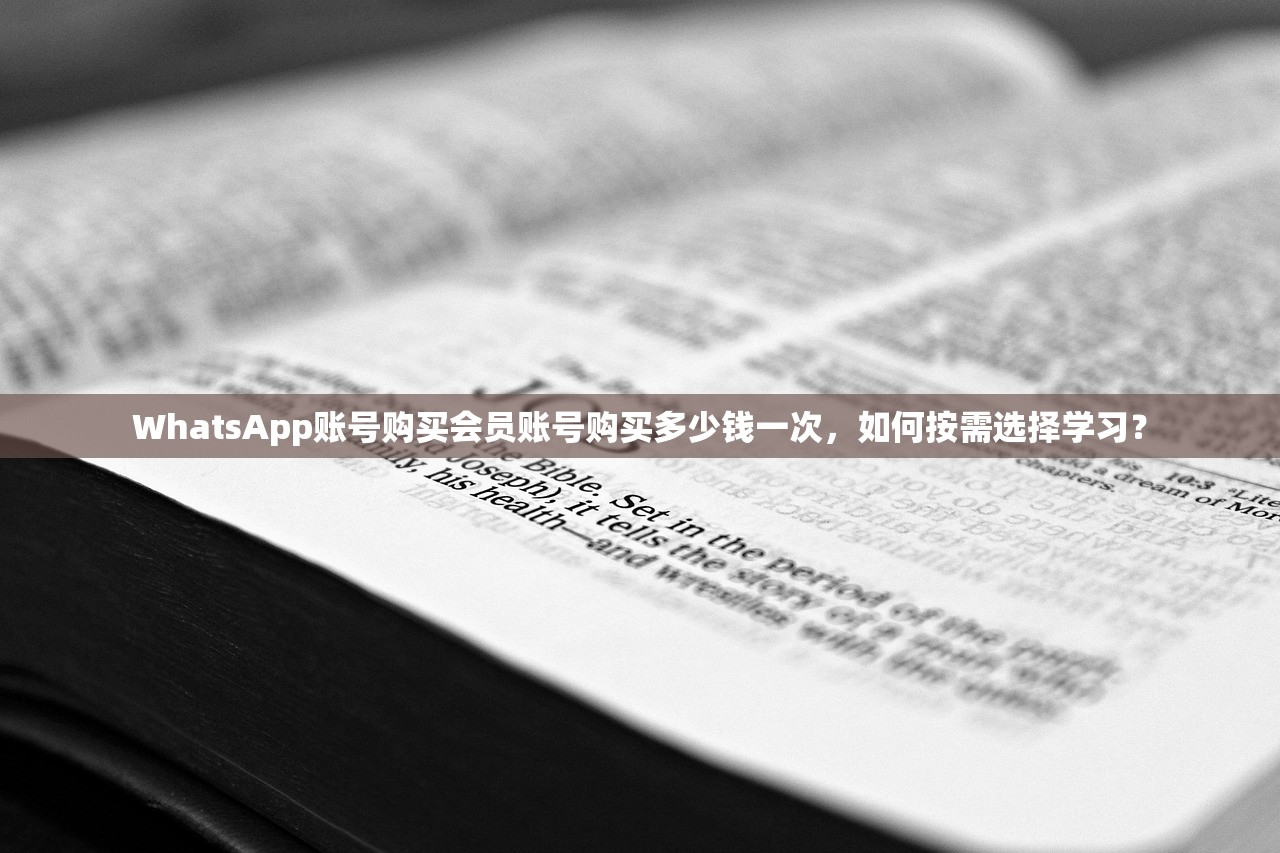 WhatsApp账号购买会员账号购买多少钱一次，如何按需选择学习？