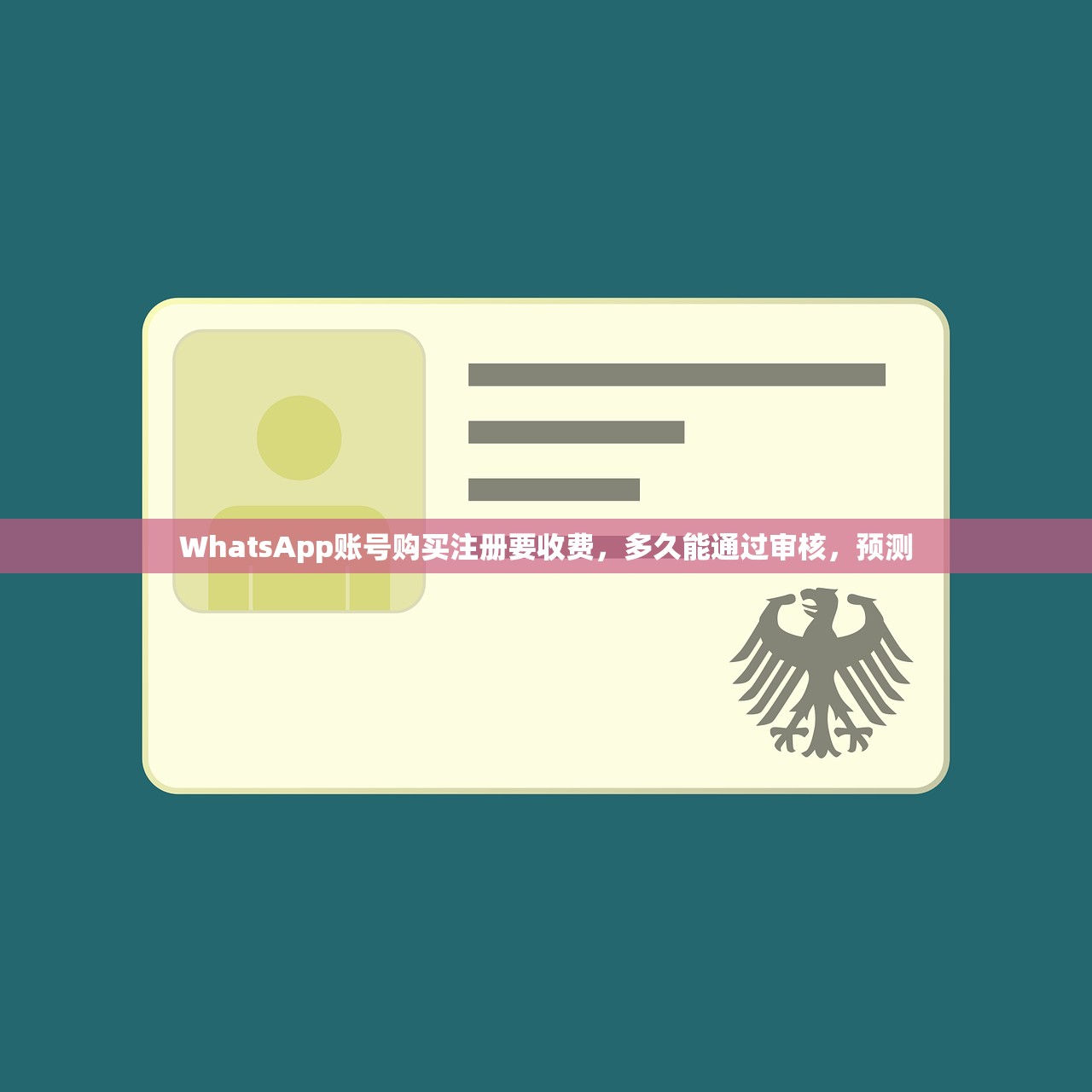 WhatsApp账号购买注册要收费，多久能通过审核，预测