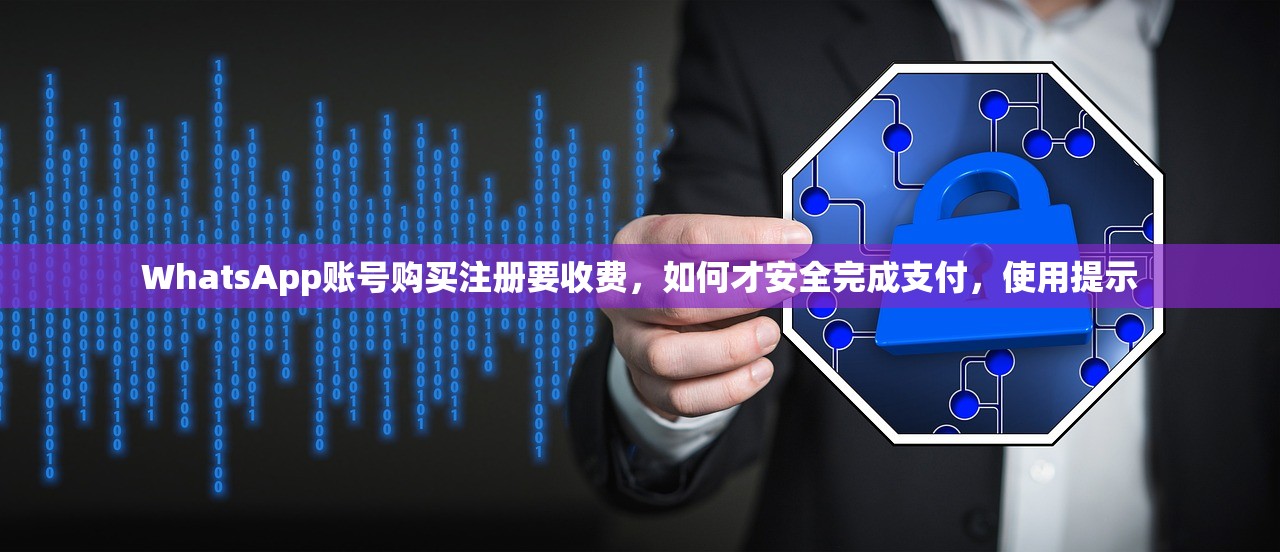 WhatsApp账号购买注册要收费,如何才安全完成支付,使用提示