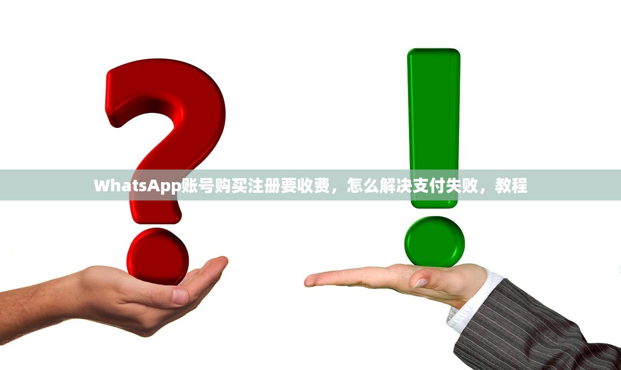 WhatsApp账号购买注册要收费，怎么解决支付失败，教程