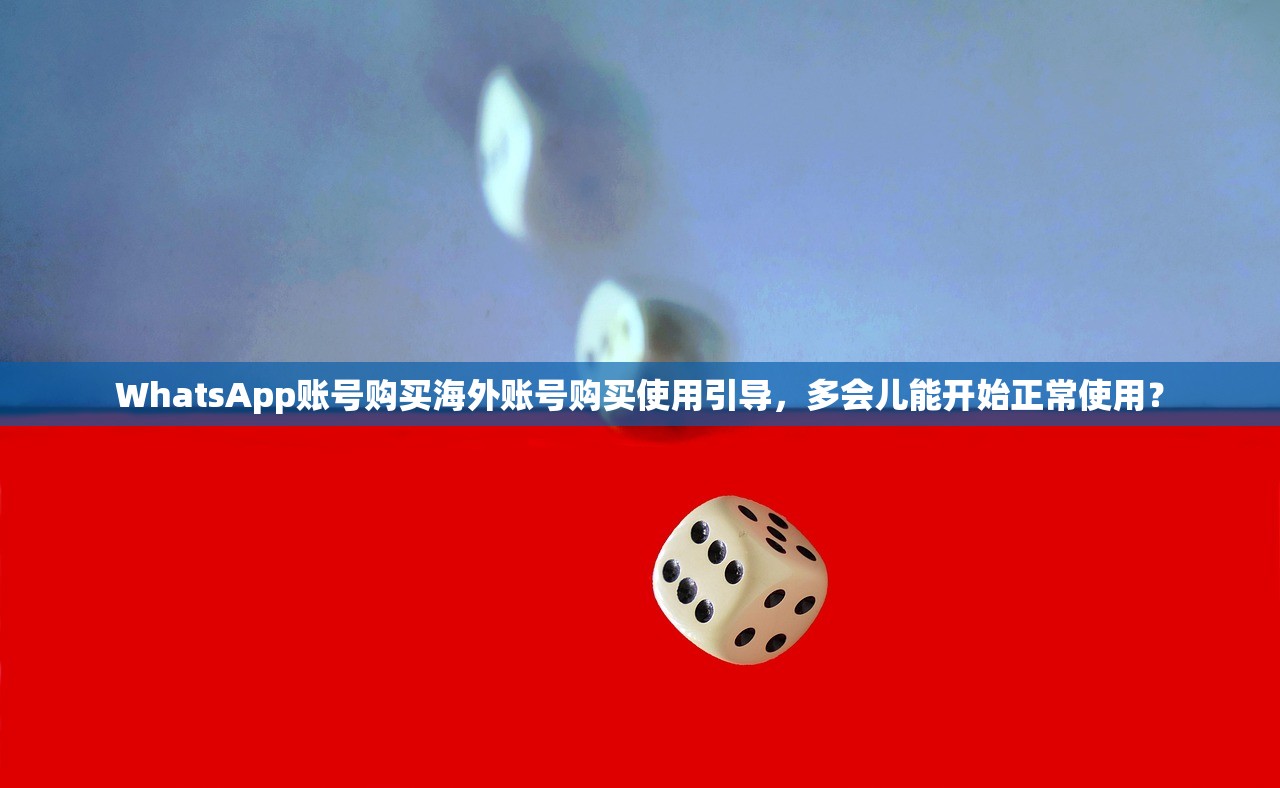 WhatsApp账号购买海外账号购买使用引导，多会儿能开始正常使用？