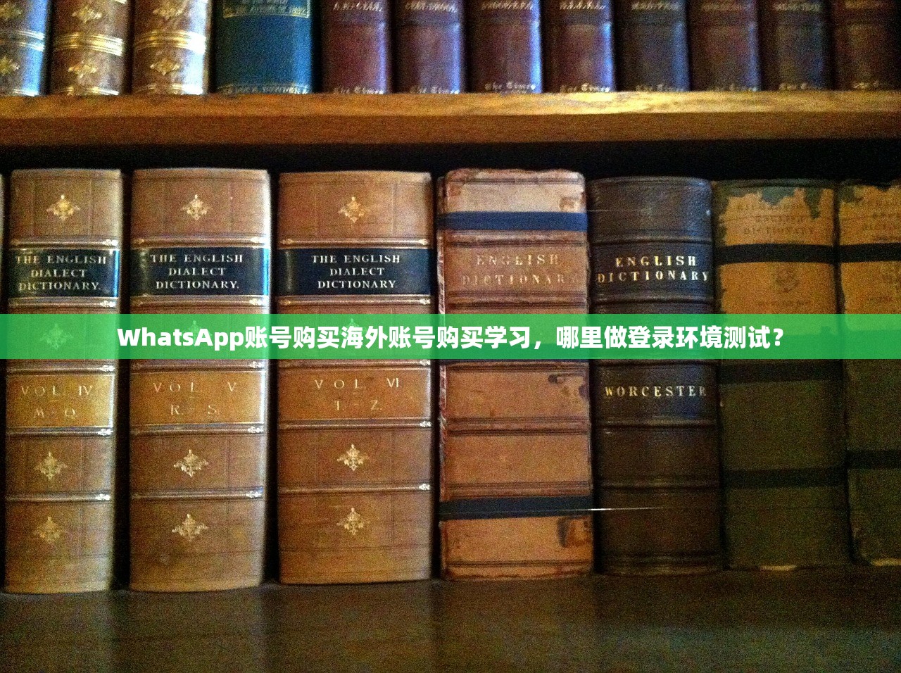 WhatsApp账号购买海外账号购买学习，哪里做登录环境测试？