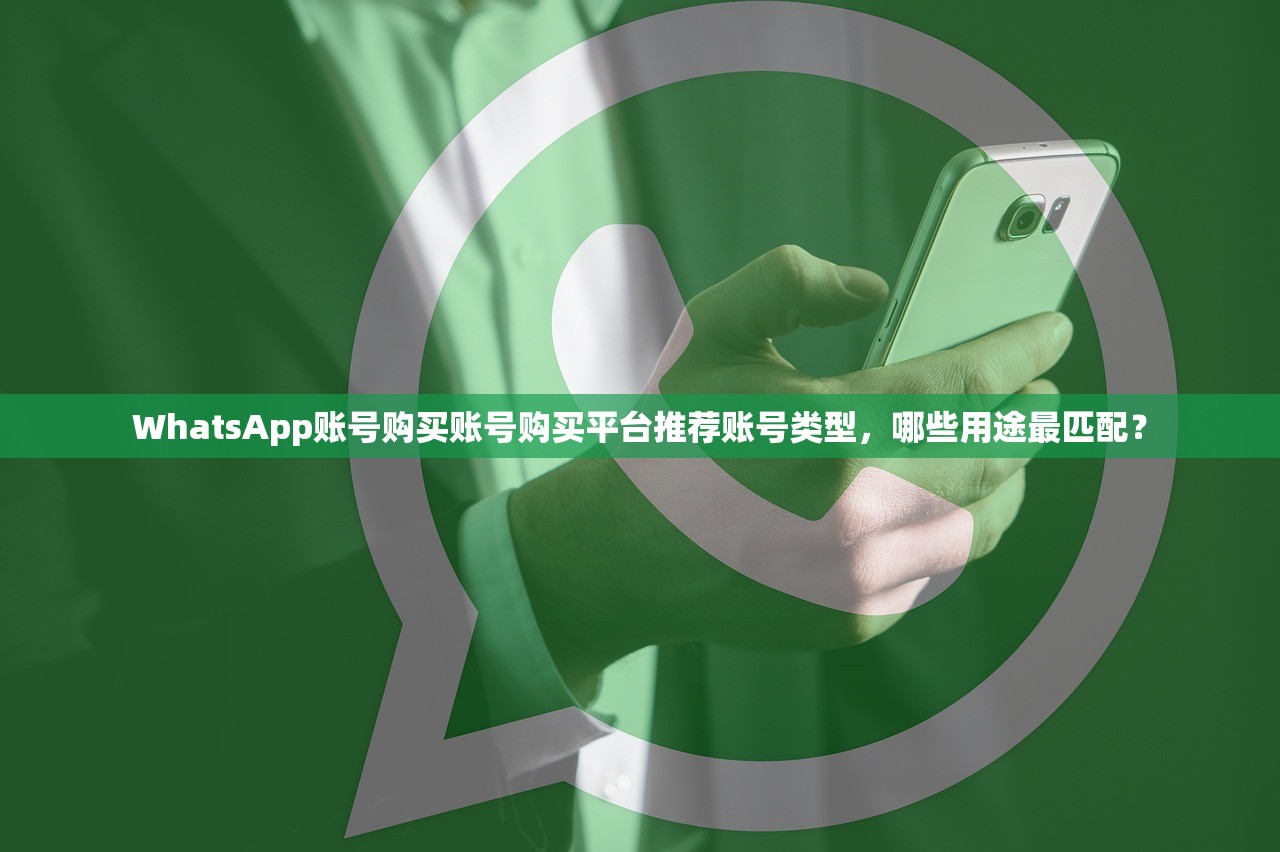 WhatsApp账号购买账号购买平台推荐账号类型,哪些用途最匹配?