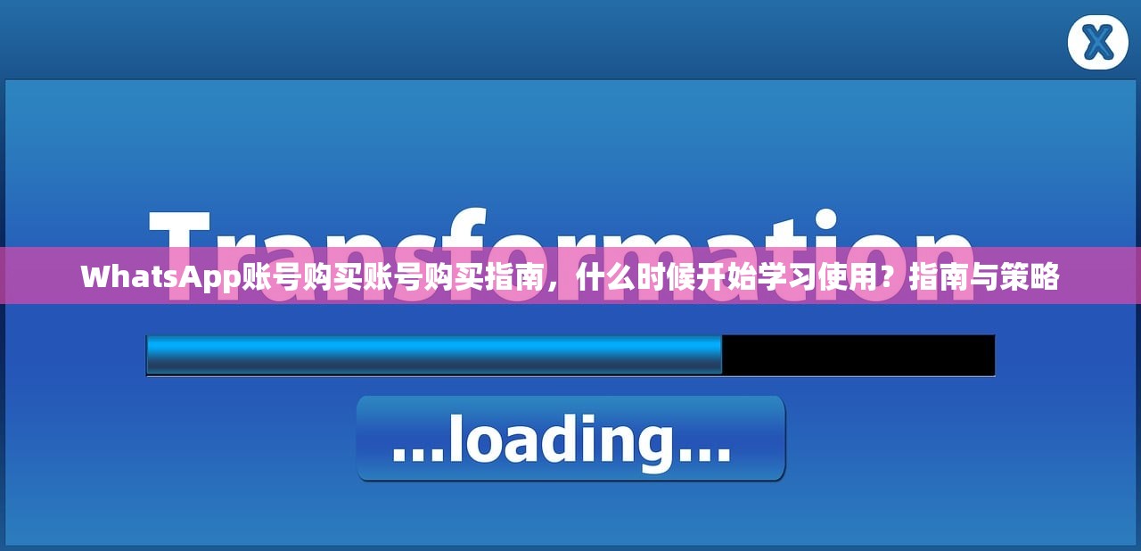 WhatsApp账号购买账号购买指南,什么时候开始学习使用?指南与策略