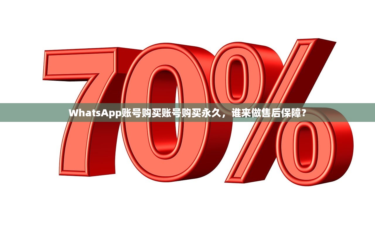 WhatsApp账号购买账号购买永久,谁来做售后保障?