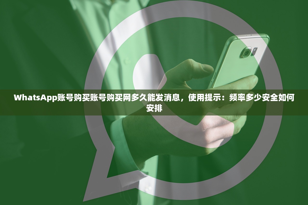 WhatsApp账号购买账号购买网多久能发消息，使用提示：频率多少安全如何安排