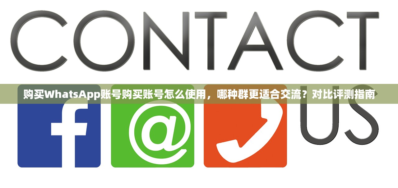 购买WhatsApp账号购买账号怎么使用，哪种群更适合交流？对比评测指南