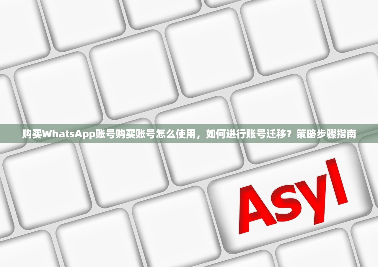 购买WhatsApp账号购买账号怎么使用，如何进行账号迁移？策略步骤指南