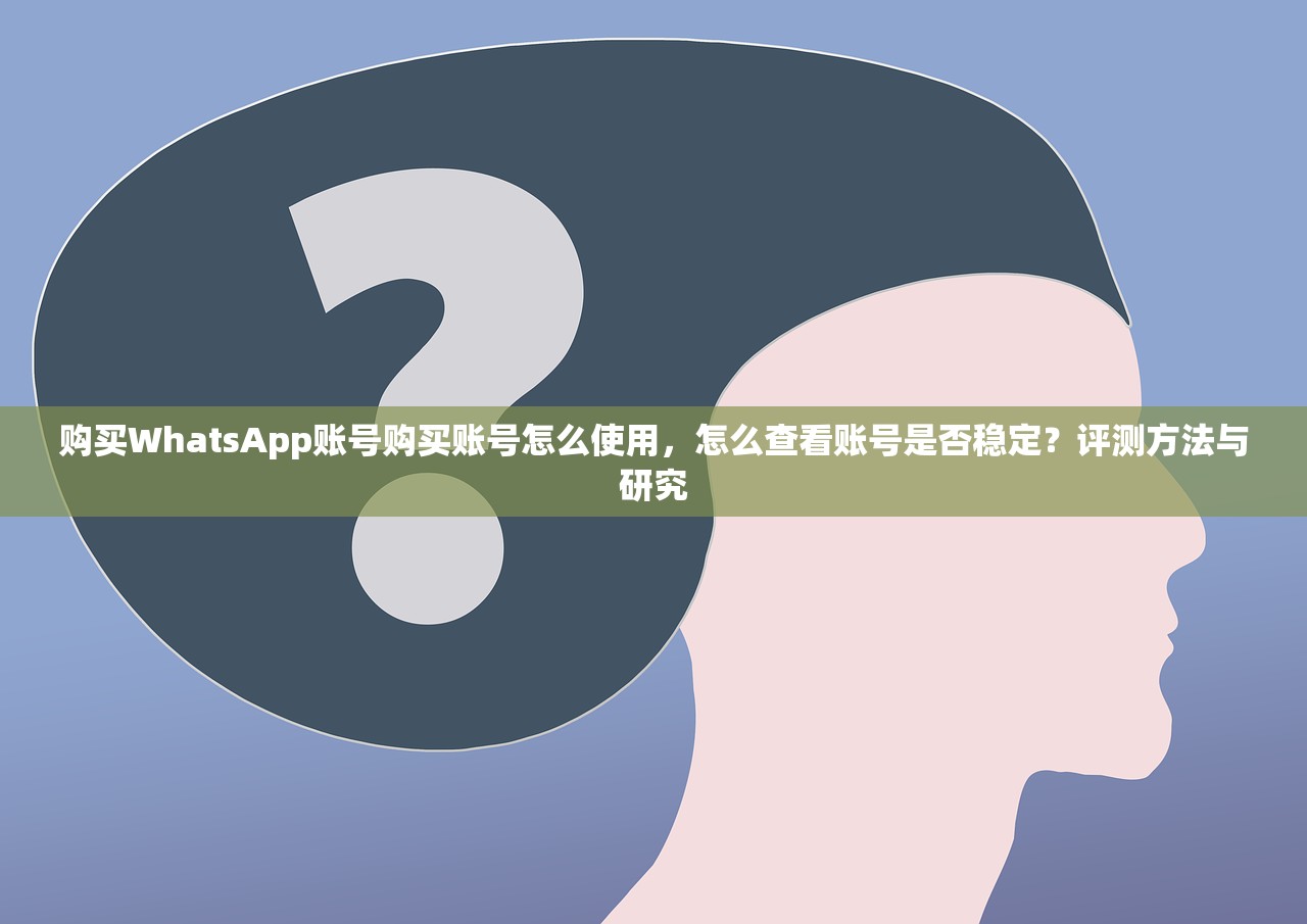 购买WhatsApp账号购买账号怎么使用，怎么查看账号是否稳定？评测方法与研究