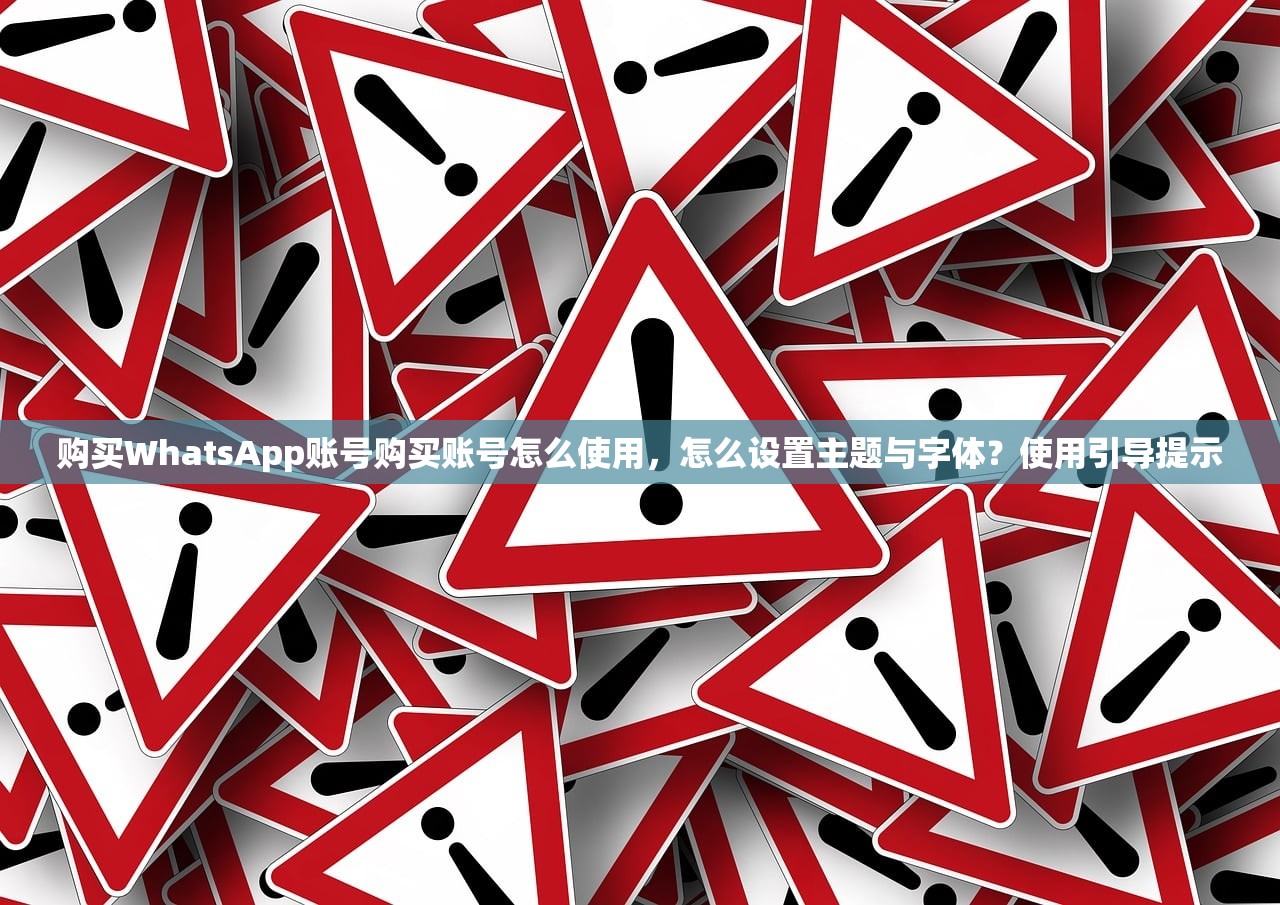 购买WhatsApp账号购买账号怎么使用，怎么设置主题与字体？使用引导提示
