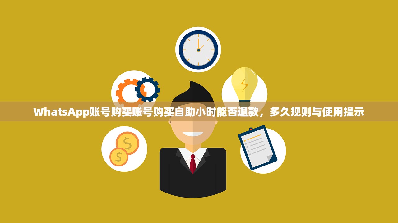 WhatsApp账号购买账号购买自助小时能否退款,多久规则与使用提示